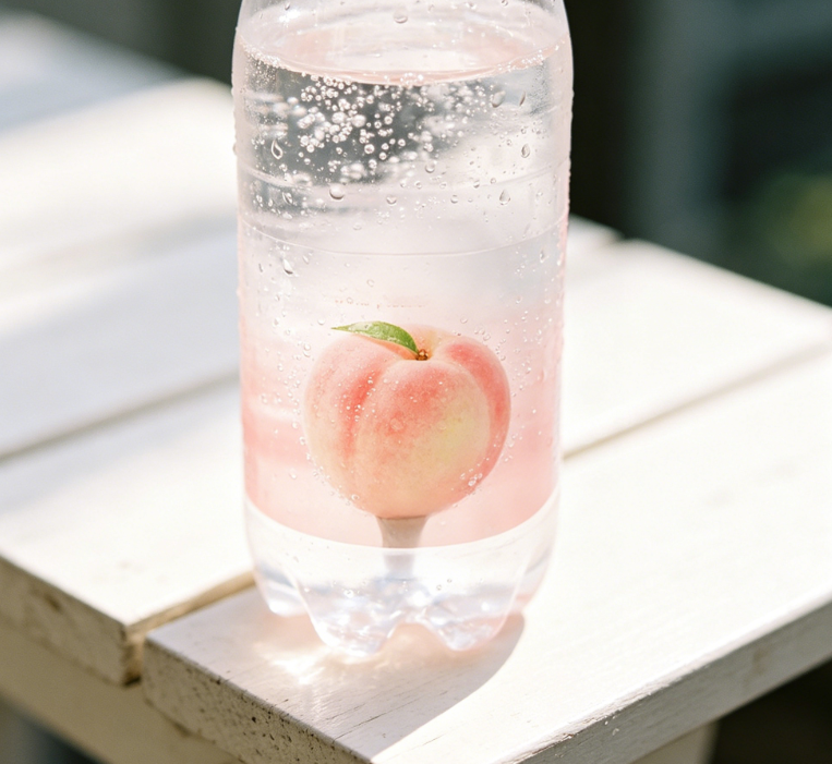 0 Sugar, 0 Calorie White Peach Flavored Sparkling Water